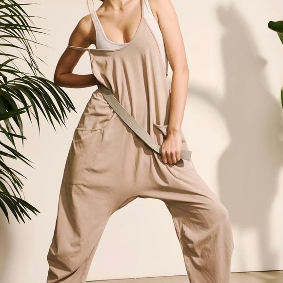 Free People Movement onesie in Light Brown - Picture 2 of 11